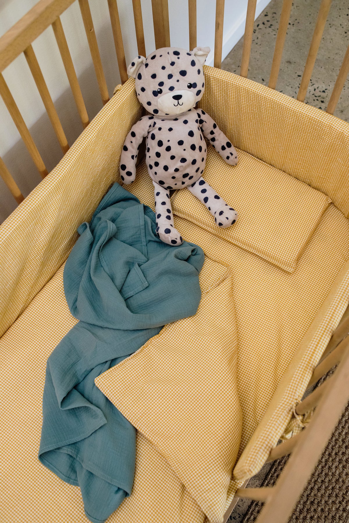 Frankie 100% Washed Cotton Cot Duvet