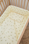 Lemon Muslin Cot Duvet