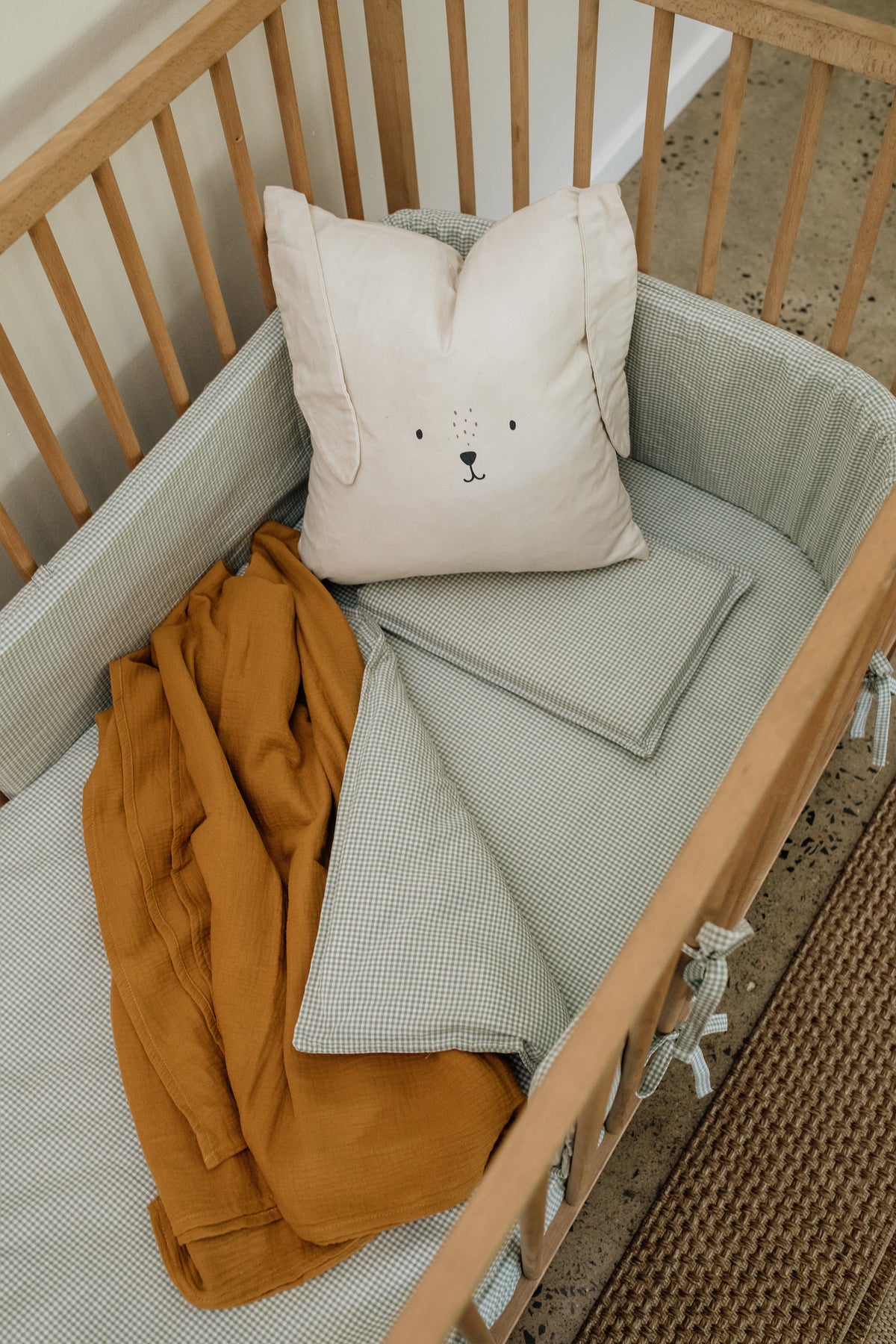 Taylor 100% Washed Cotton Cot Duvet