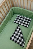 Fern Washed Cotton Cot Bumper Cover