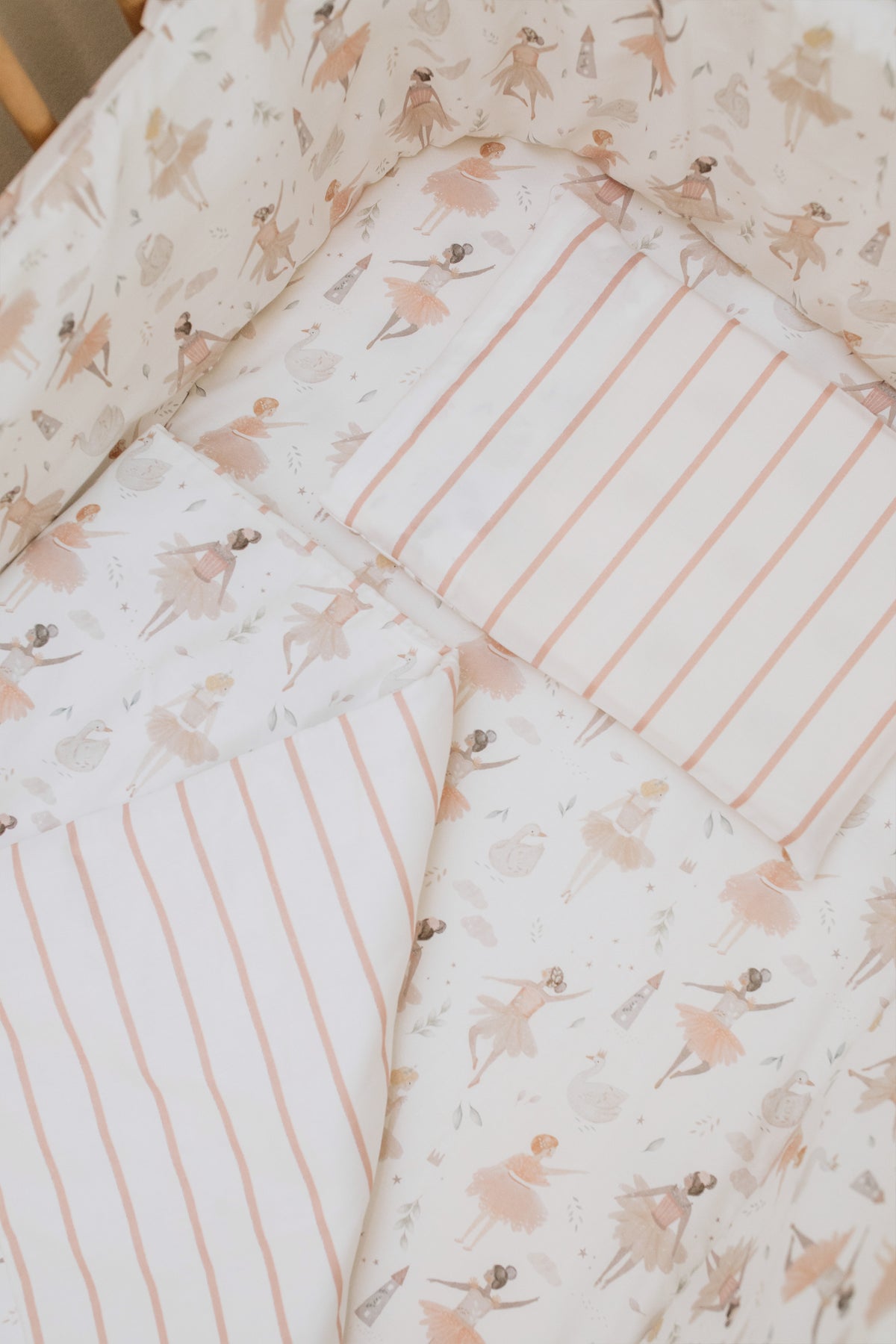Ballerina 100% Cotton Cot Fitted Sheet