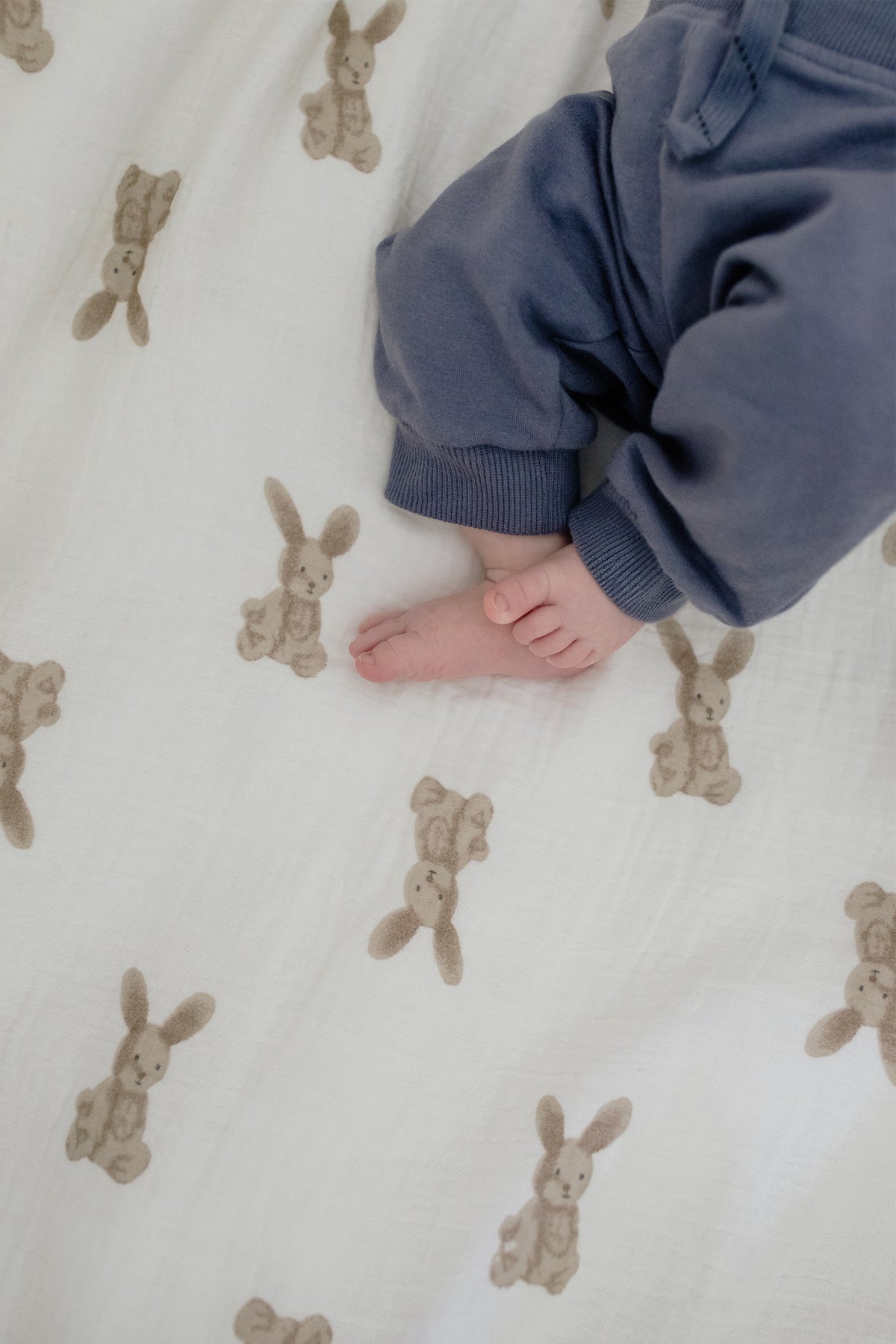 Bonnie Muslin Cot Fitted Sheet