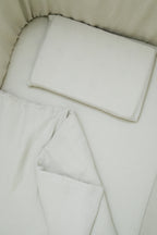Soft Sage Muslin Cot Fitted Sheet