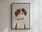 Doggo Framed Canvas