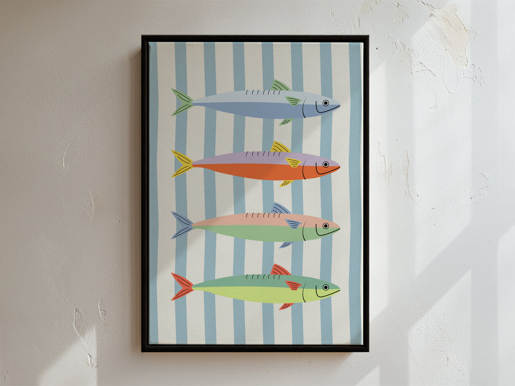 Fish Framed Canvas
