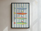 Fish Framed Canvas