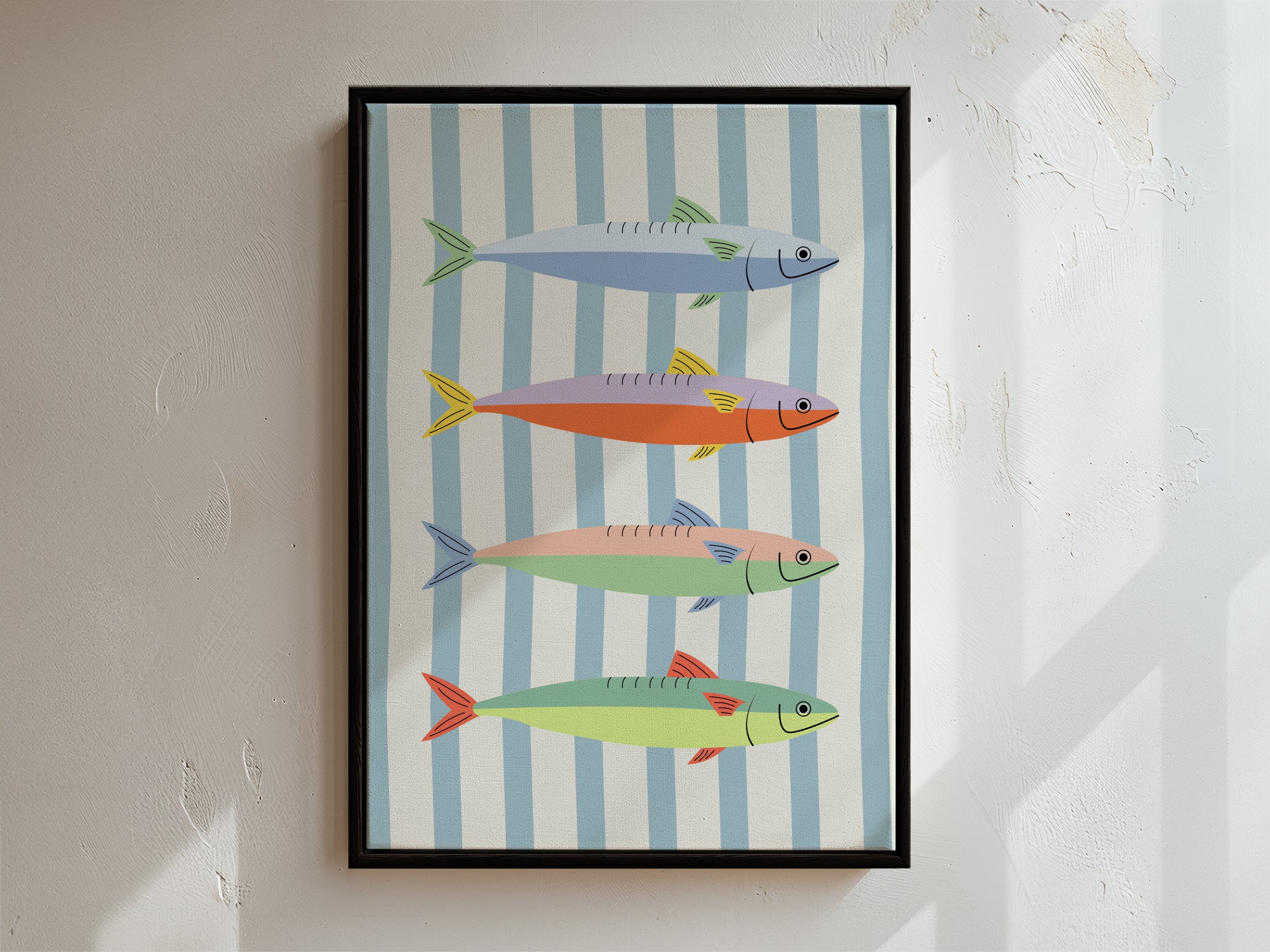 Fish Framed Canvas