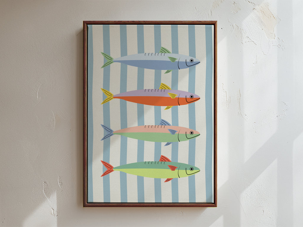 Fish Framed Canvas