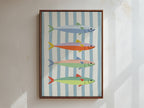 Fish Framed Canvas