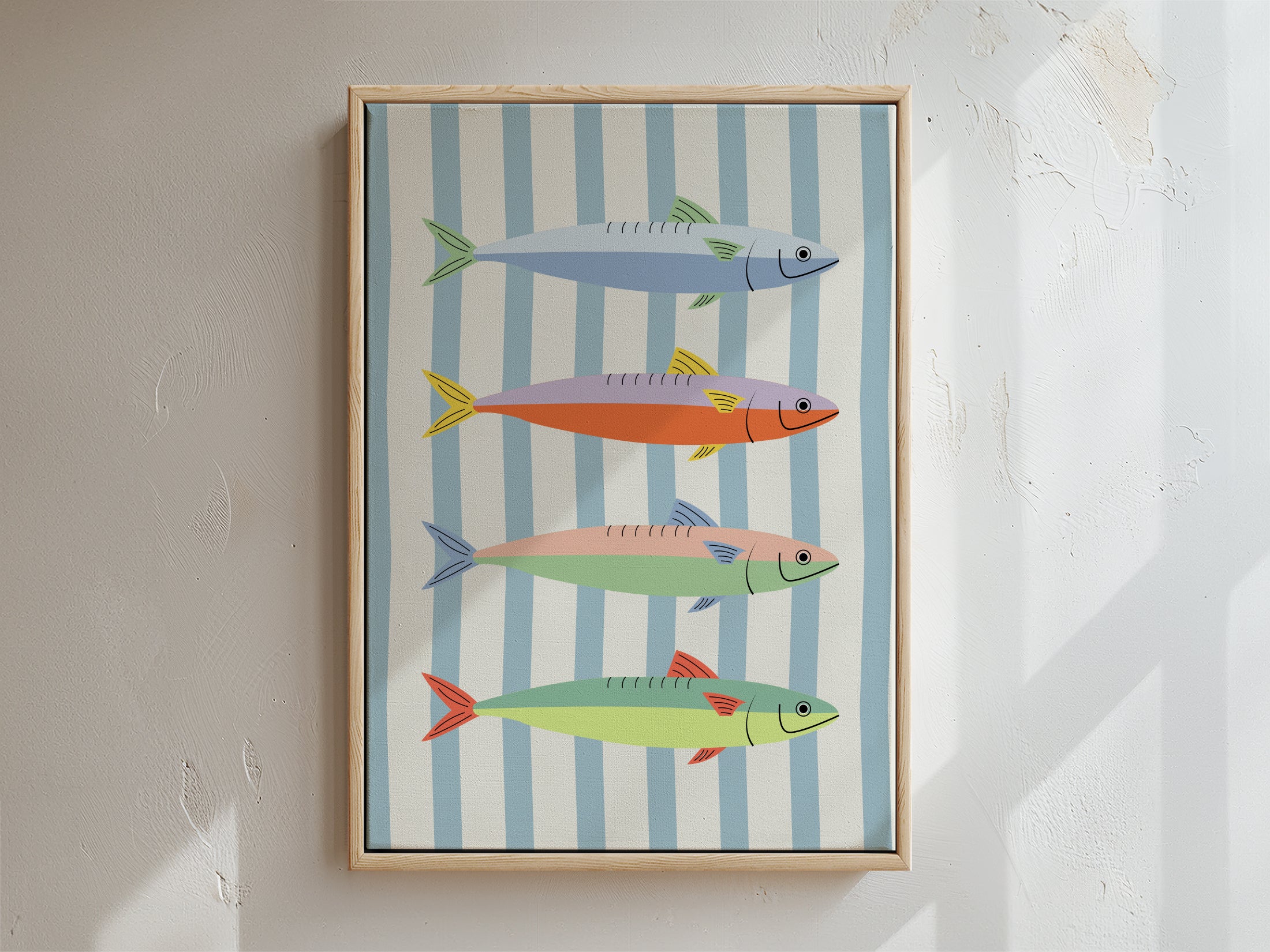 Fish Framed Canvas