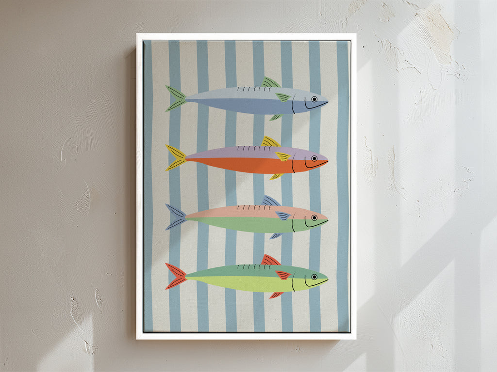 Fish Framed Canvas