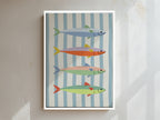 Fish Framed Canvas