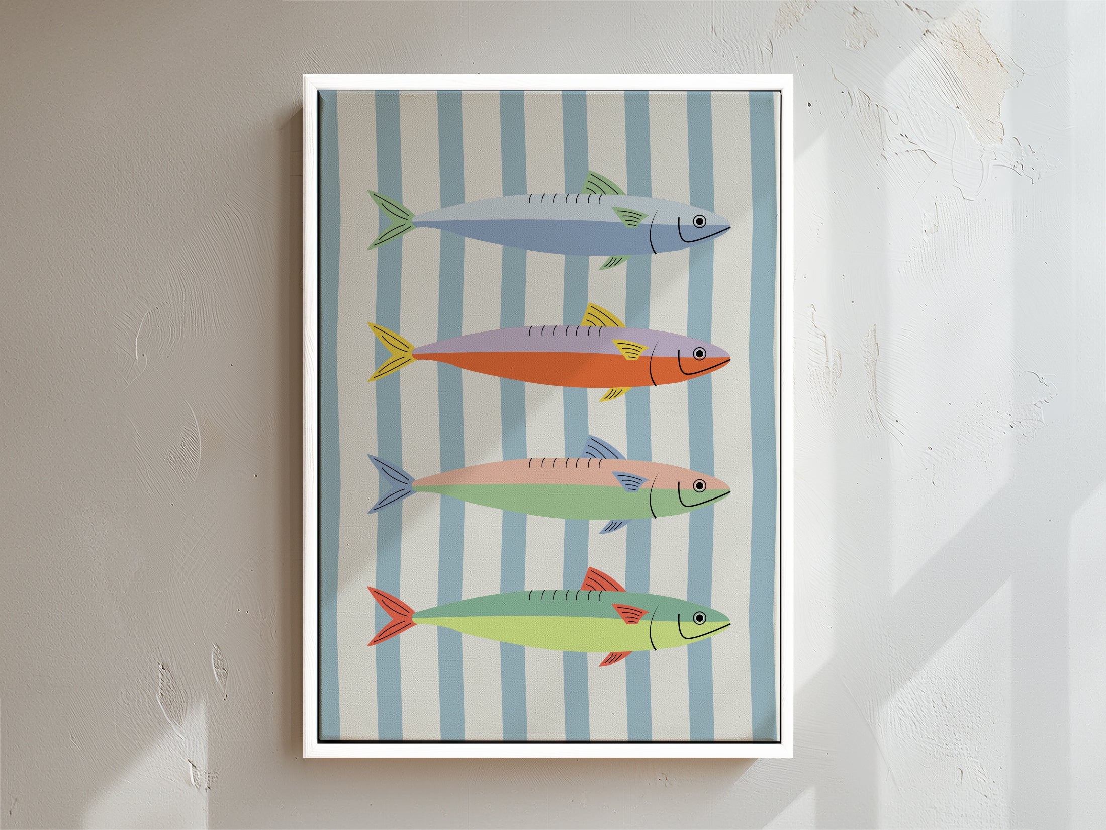 Fish Framed Canvas