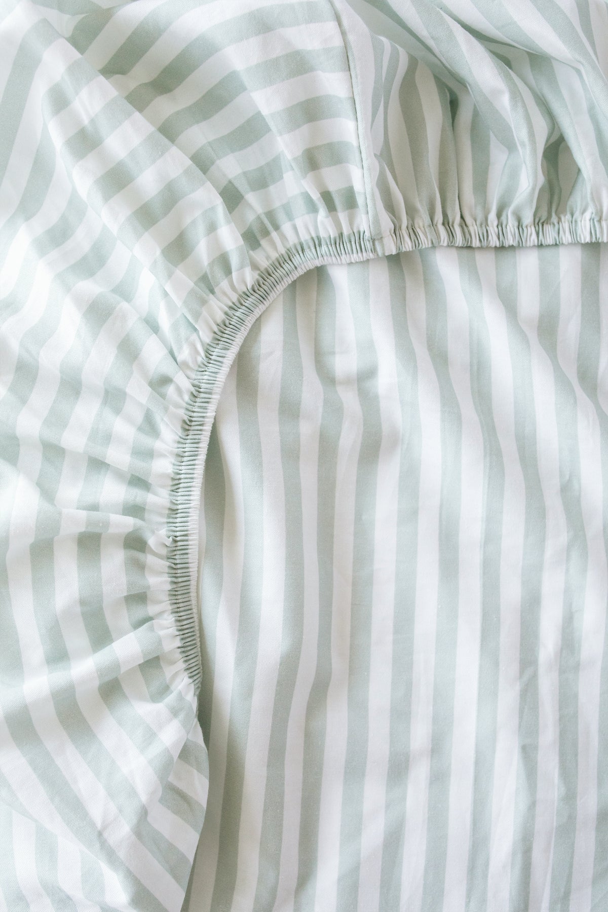 Alphabet Stripe 100% Cotton Fitted Sheet