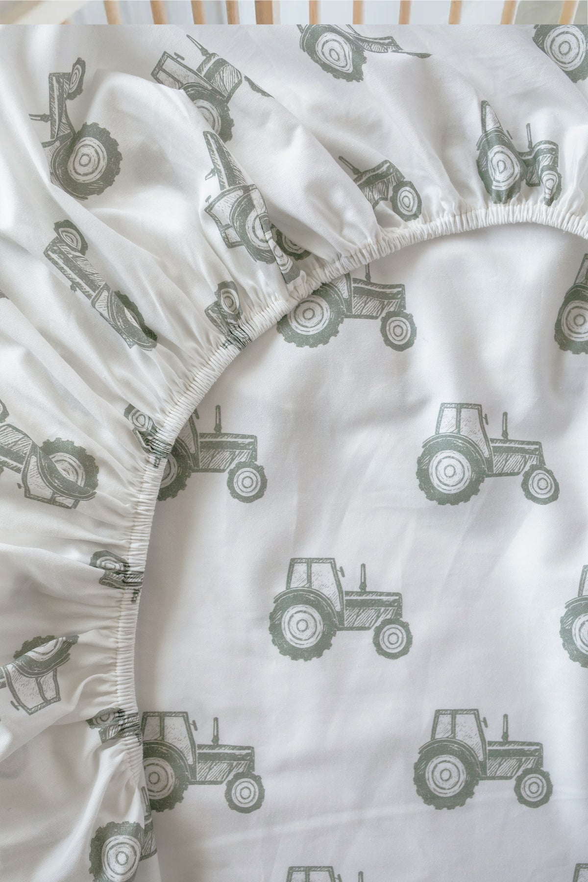 Tractor 100% Cotton Fitted Sheet