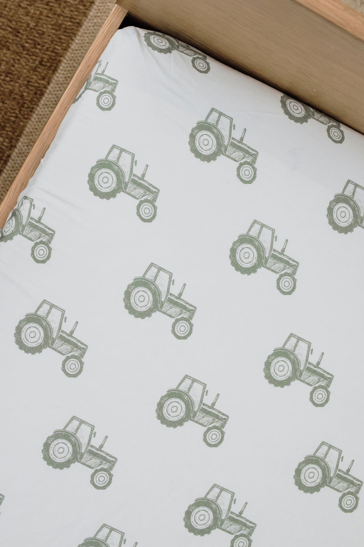 Tractor 100% Cotton Fitted Sheet