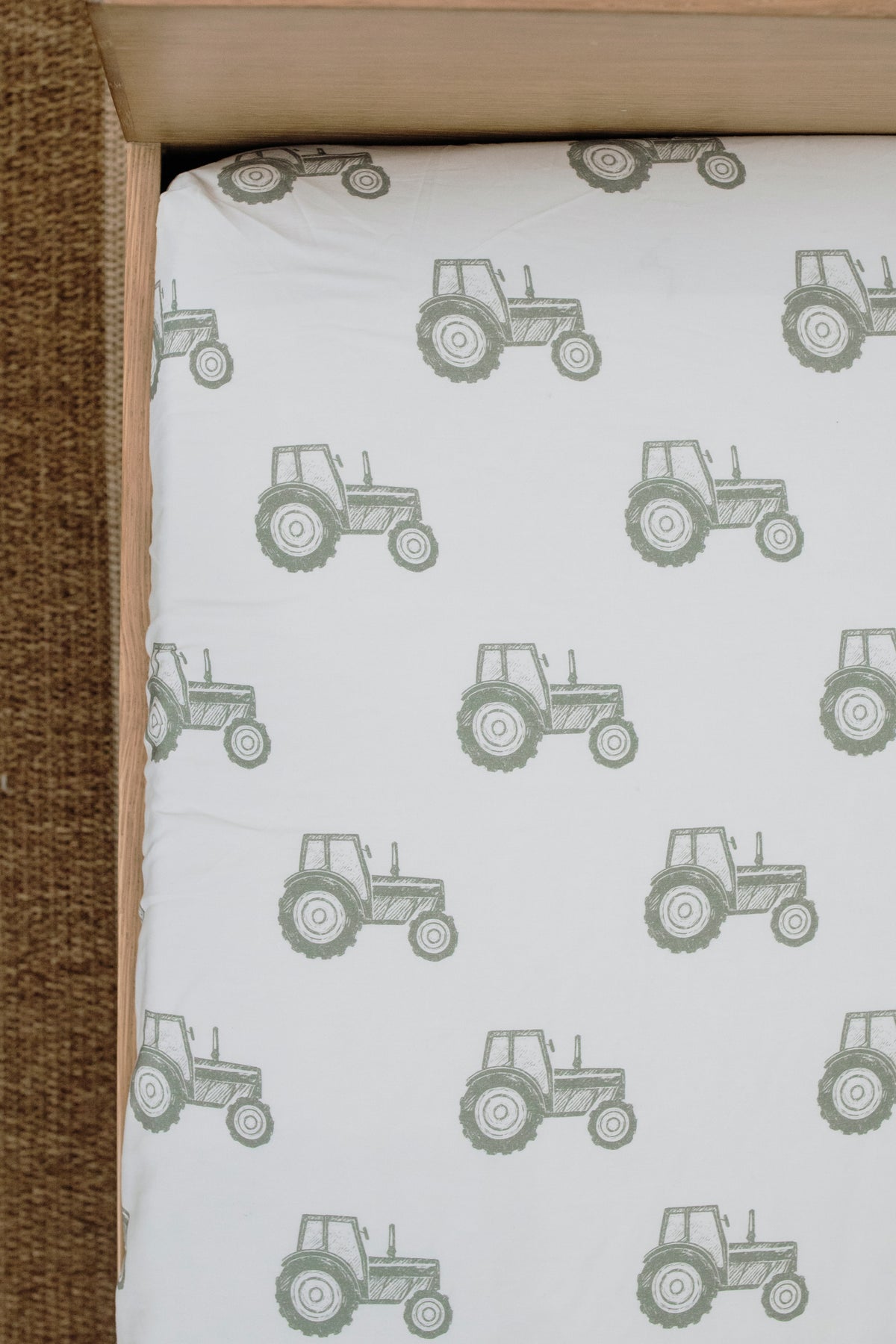 Tractor 100% Cotton Fitted Sheet