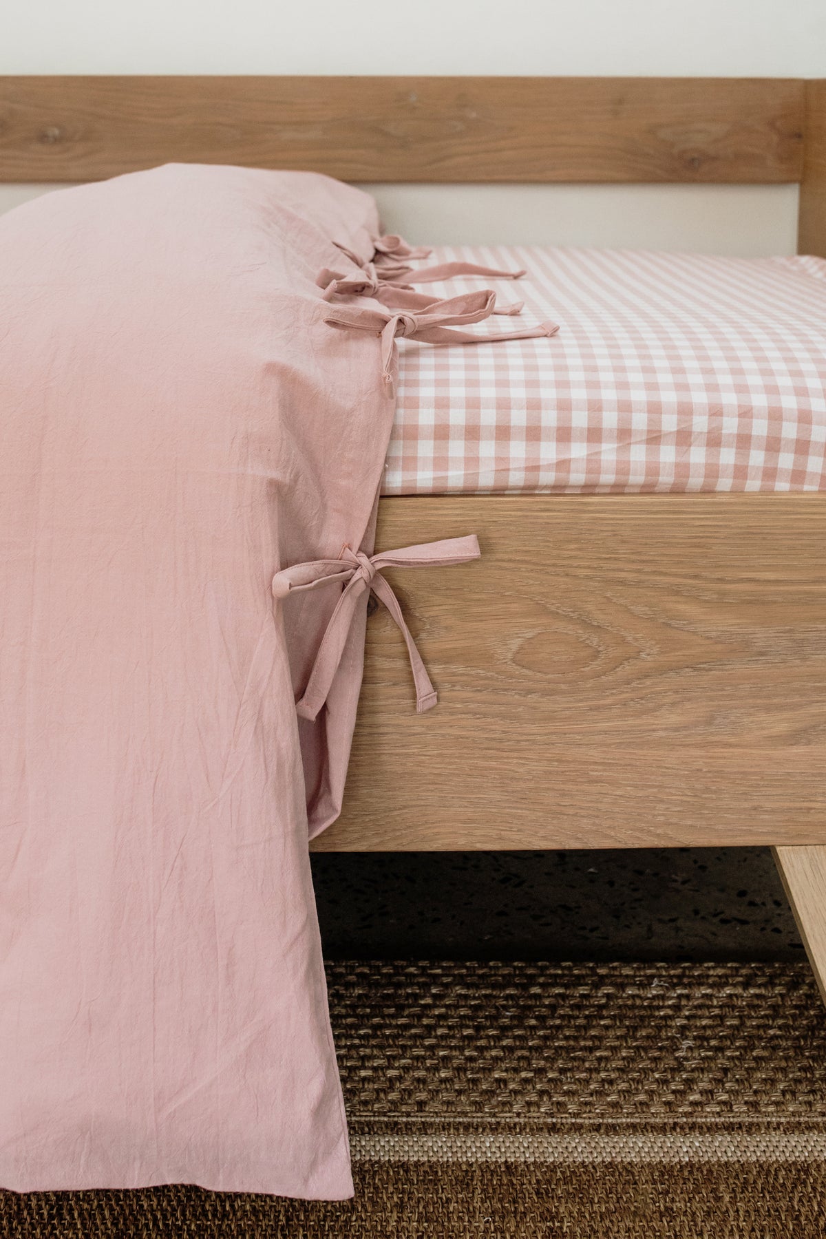 Willow 100% Washed Cotton Fitted Sheet