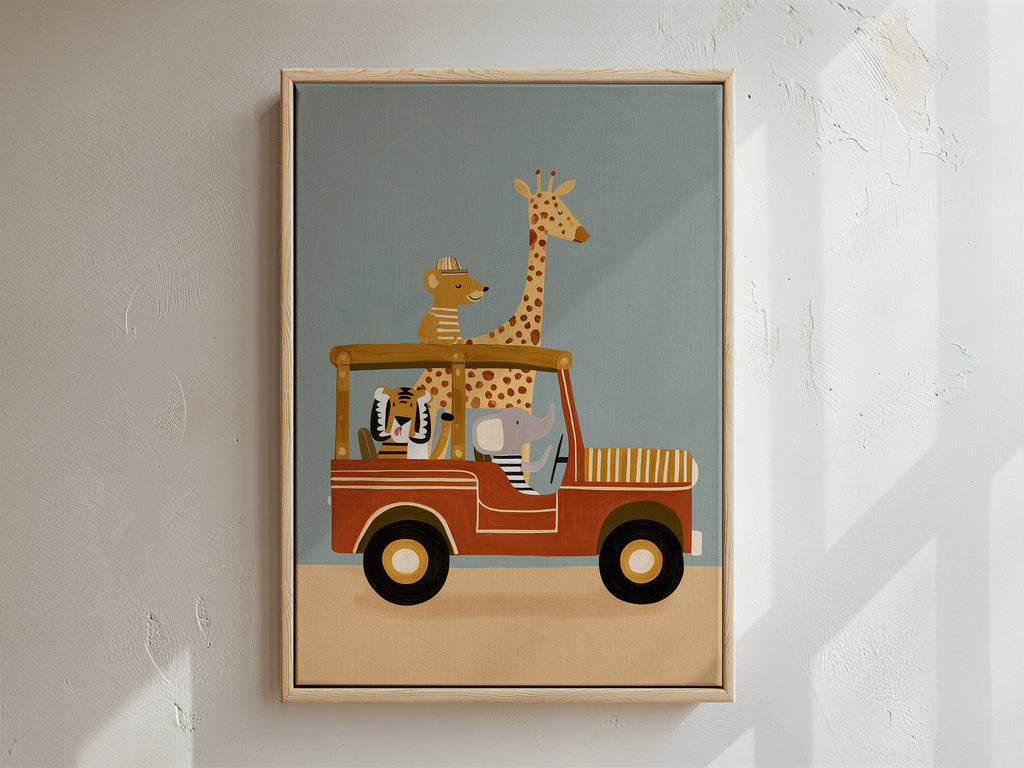 Bush Buddies Framed Canvas