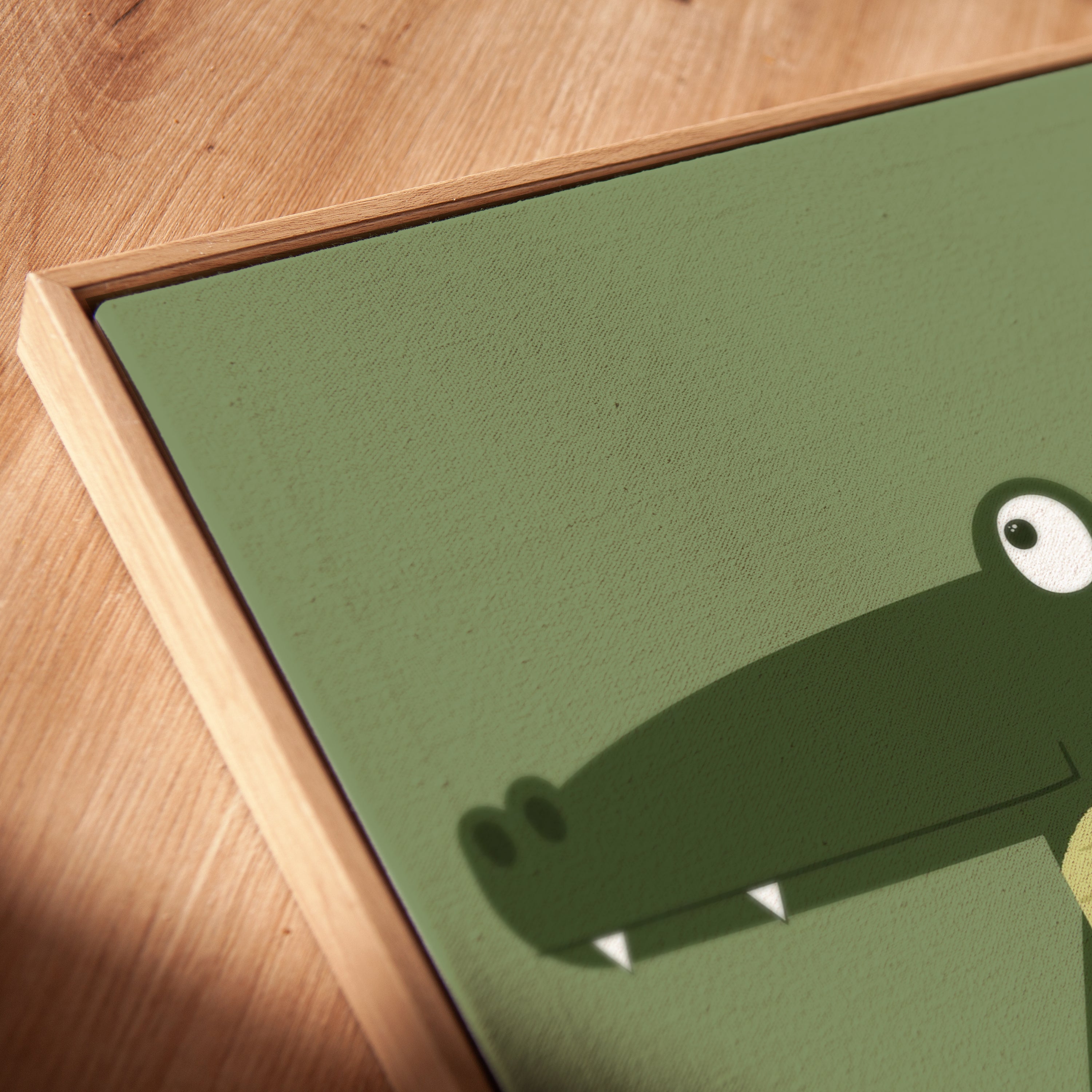 Crocodile Framed Canvas