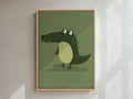 Crocodile Framed Canvas
