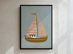Little Voyager Framed Canvas