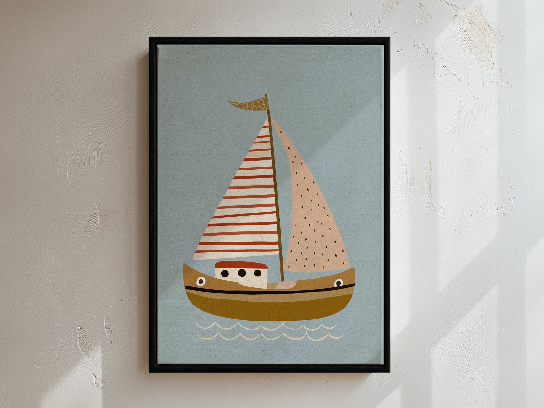 Little Voyager Framed Canvas