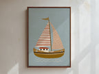Little Voyager Framed Canvas