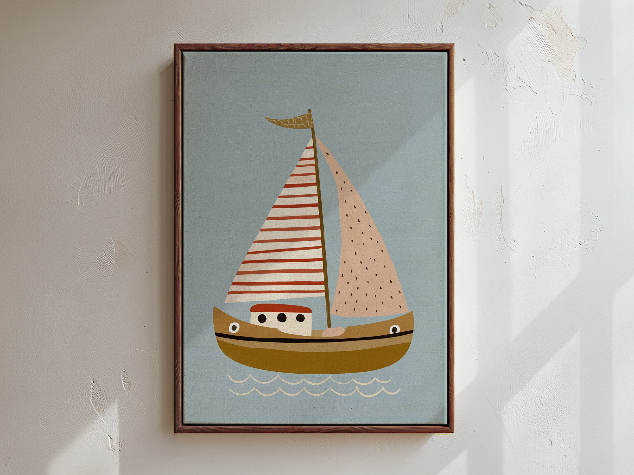 Little Voyager Framed Canvas