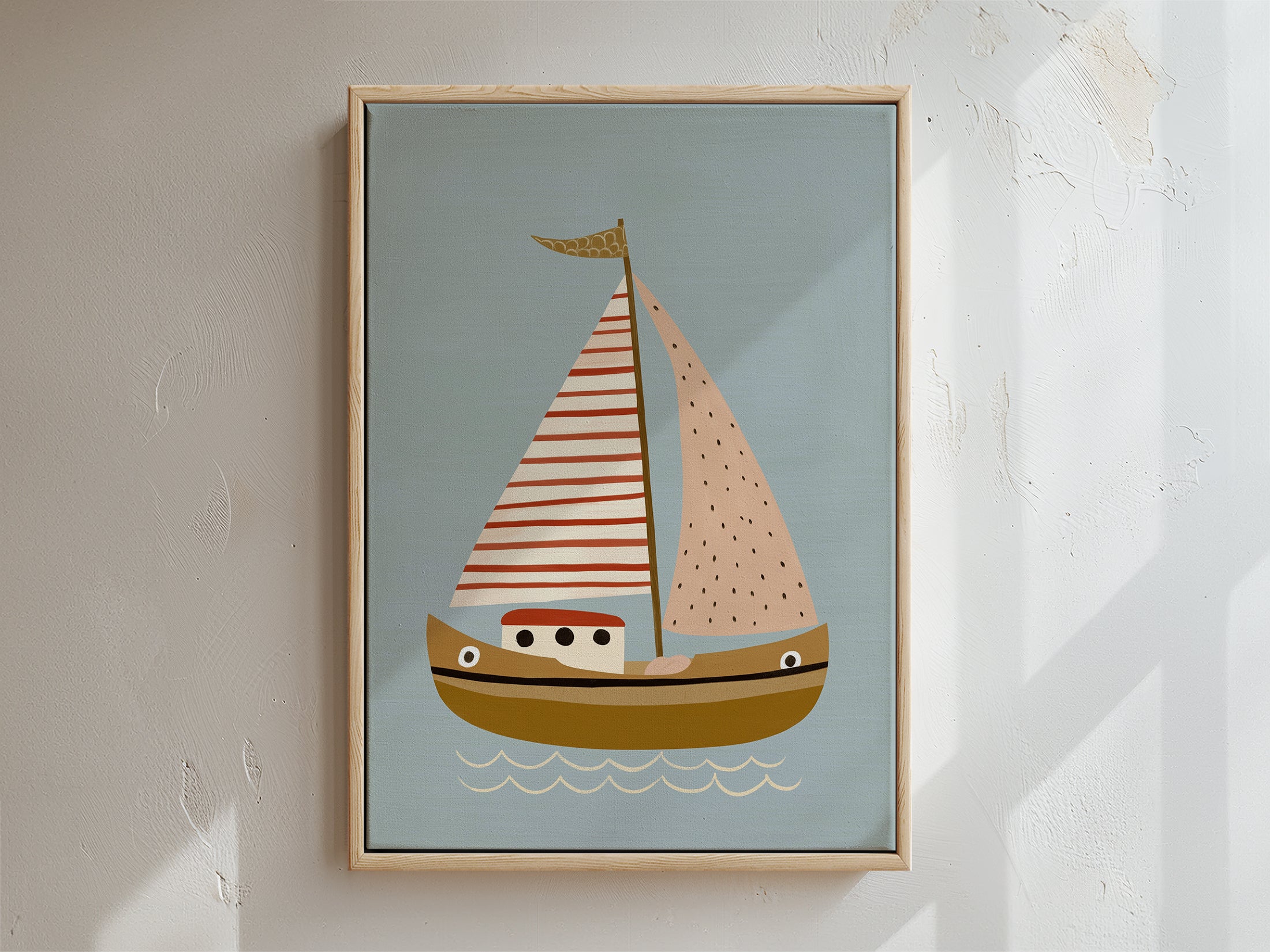 Little Voyager Framed Canvas