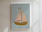 Little Voyager Framed Canvas