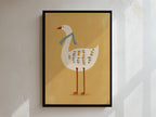 Silly Goose Framed Canvas