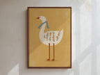 Silly Goose Framed Canvas