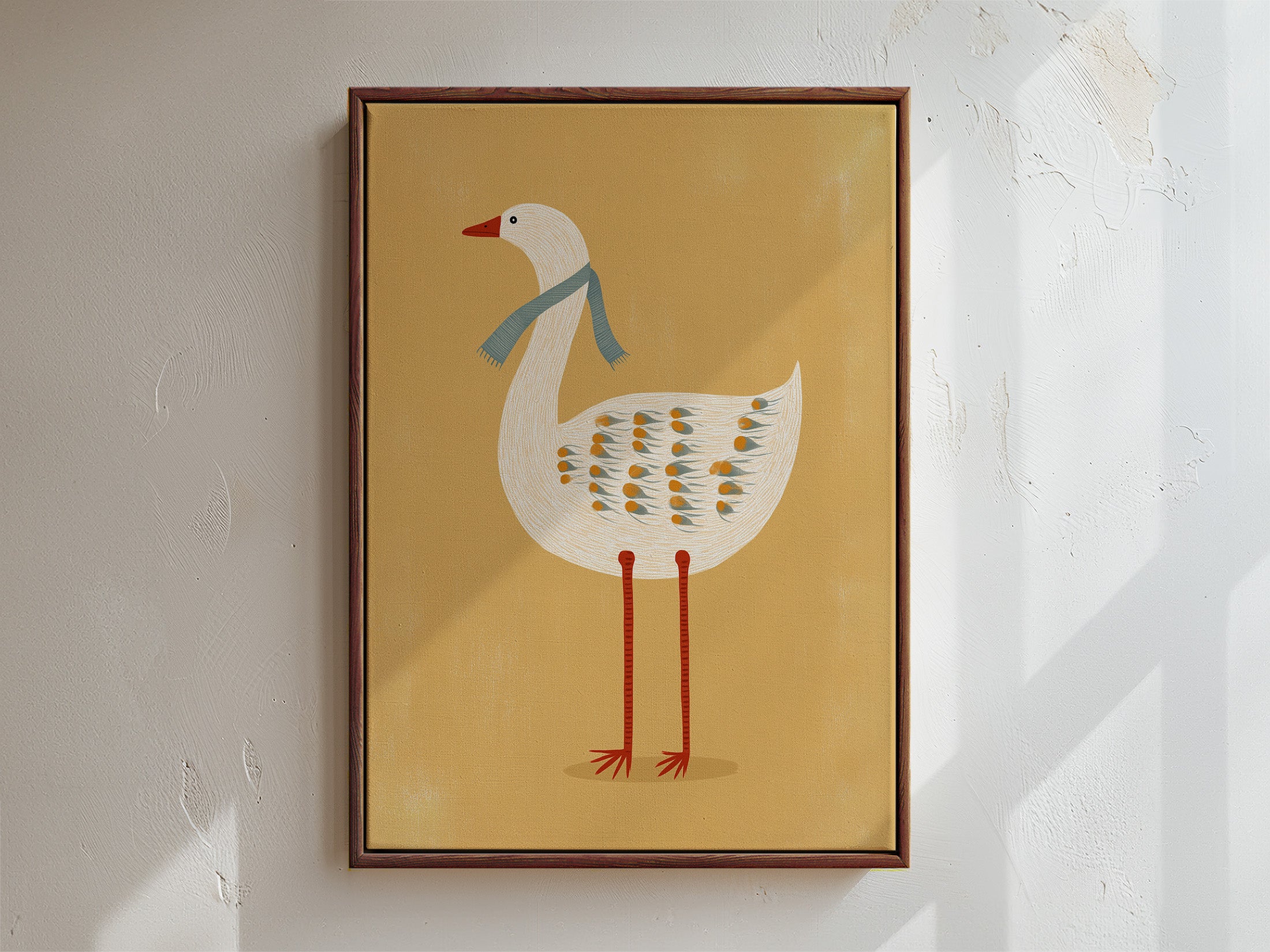 Silly Goose Framed Canvas