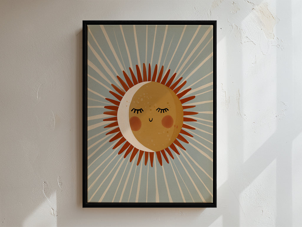 Hello Sunshine Framed Canvas
