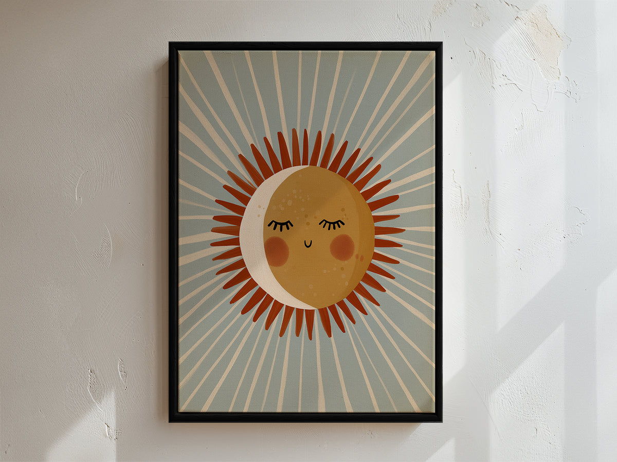 Hello Sunshine Framed Canvas