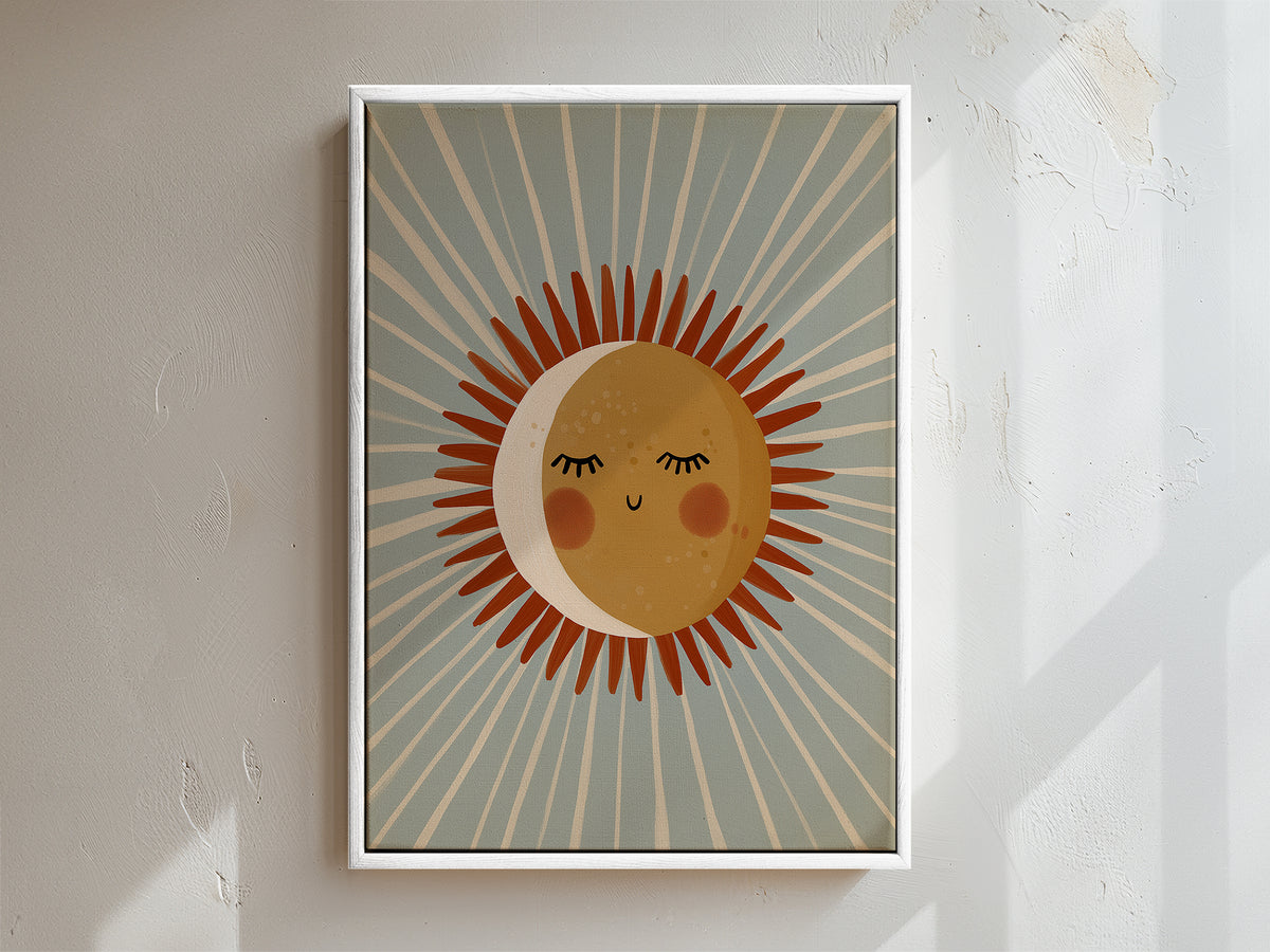 Hello Sunshine Framed Canvas