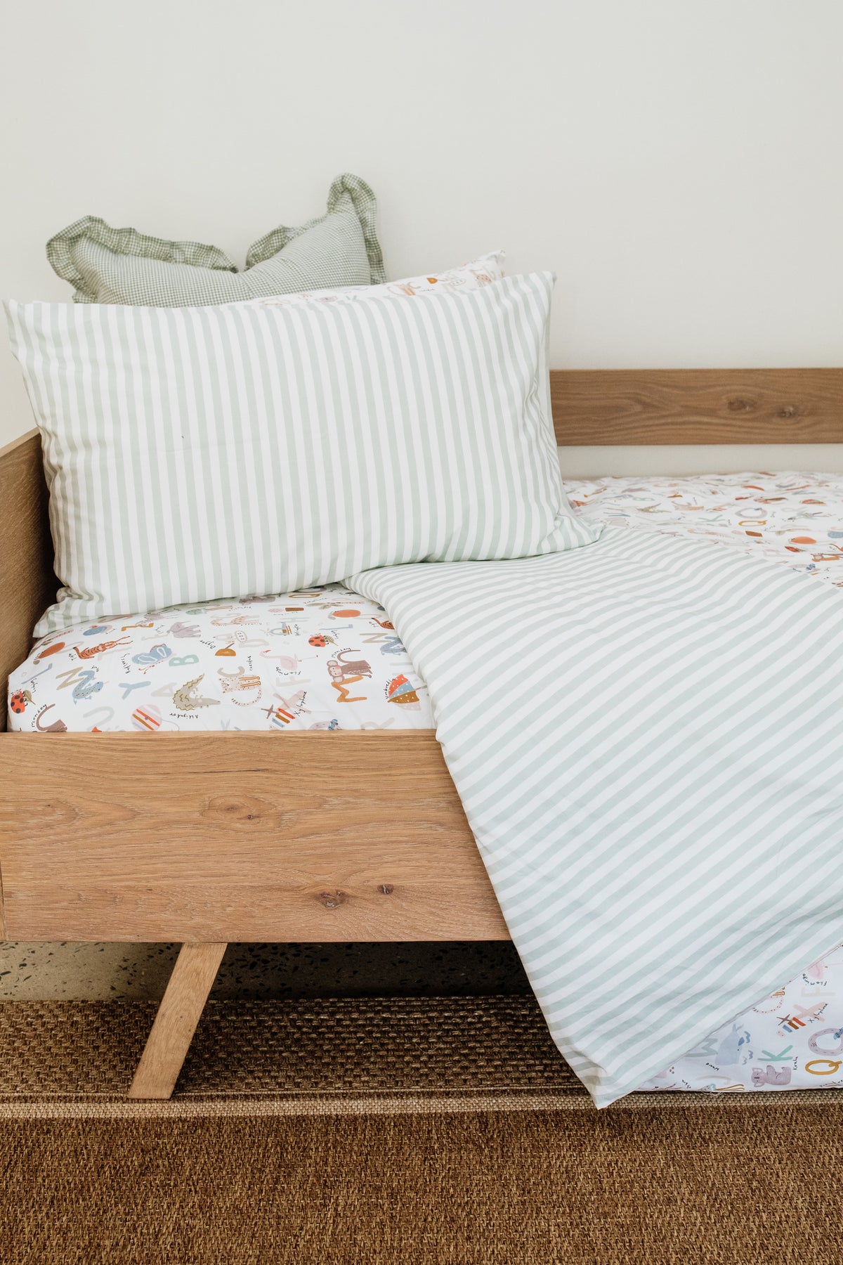 Alphabet 100% Cotton Duvet Cover Set