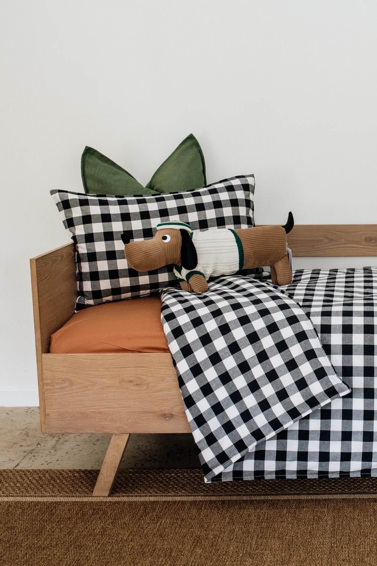 Jack Washed 100% Cotton Pillowcase
