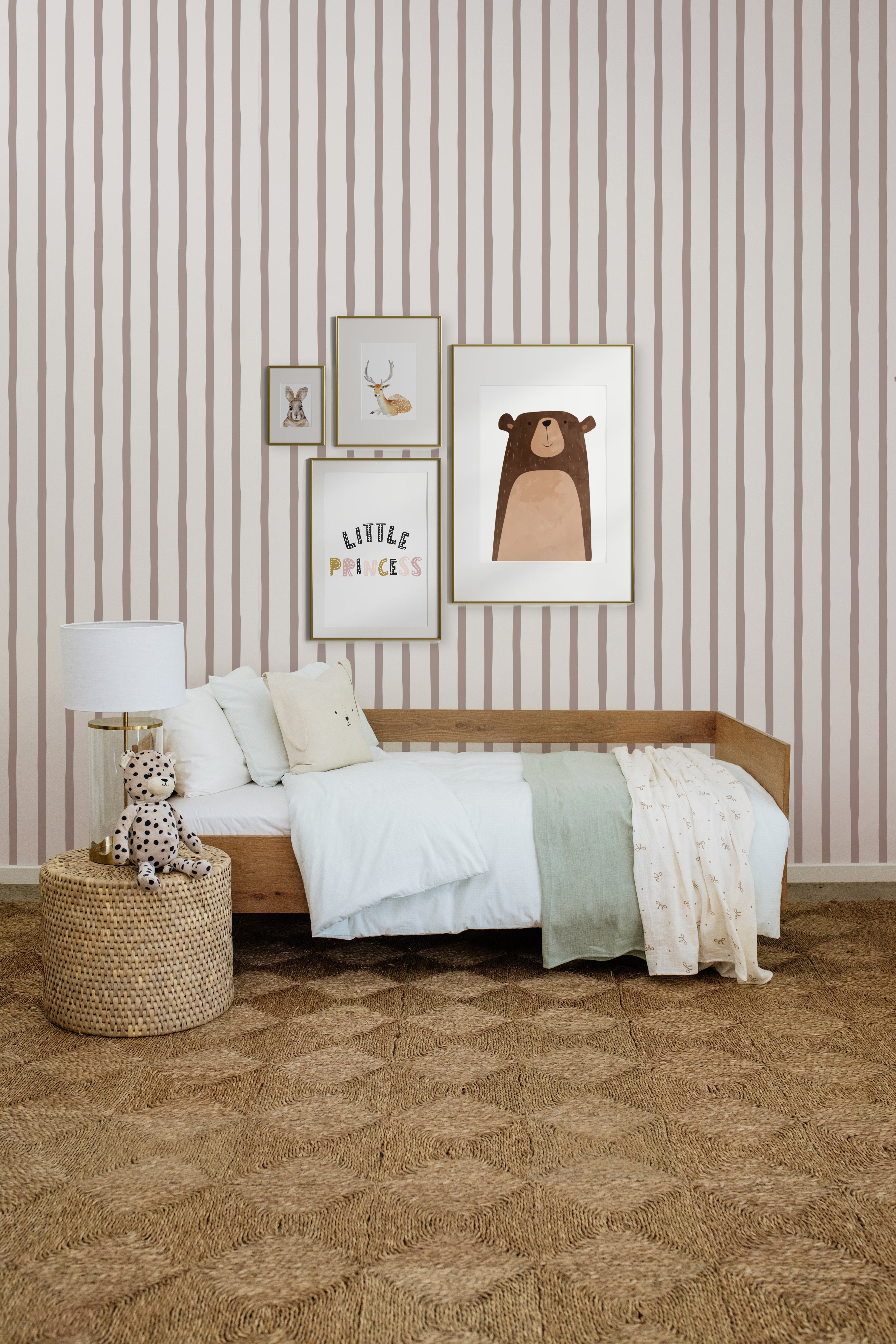 Mint Gingham Washed Cotton Duvet