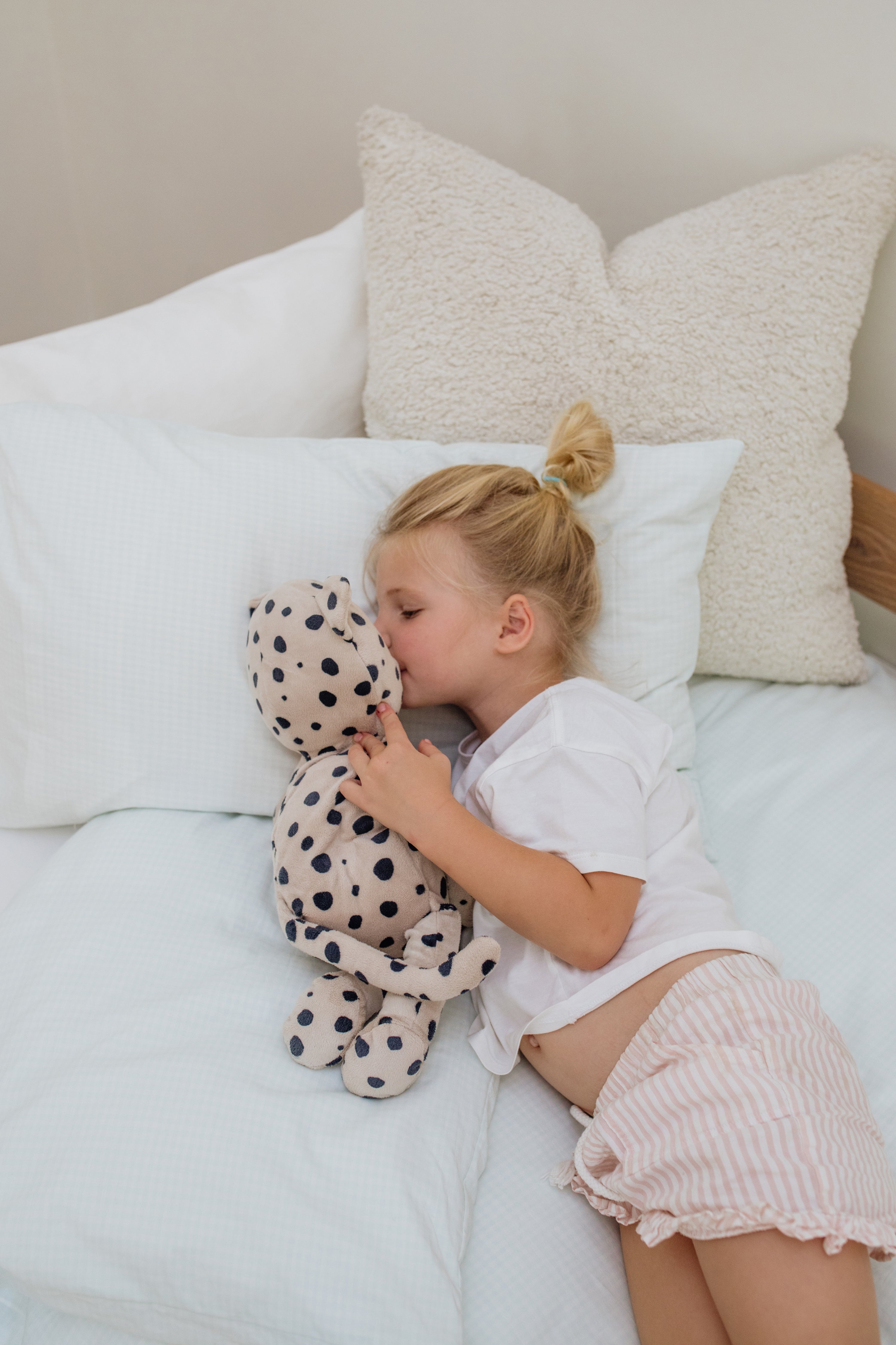 Mint Gingham Washed Cotton Duvet