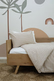 Natural Gingham Washed Cotton Duvet