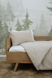 Natural Gingham Washed Cotton Duvet