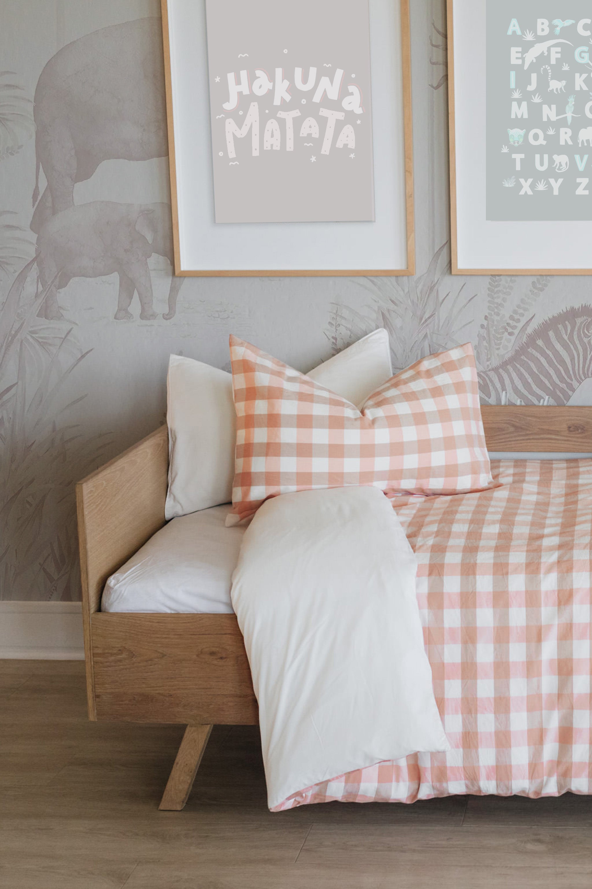 Pretty As A Peach Washed Cotton Duvet