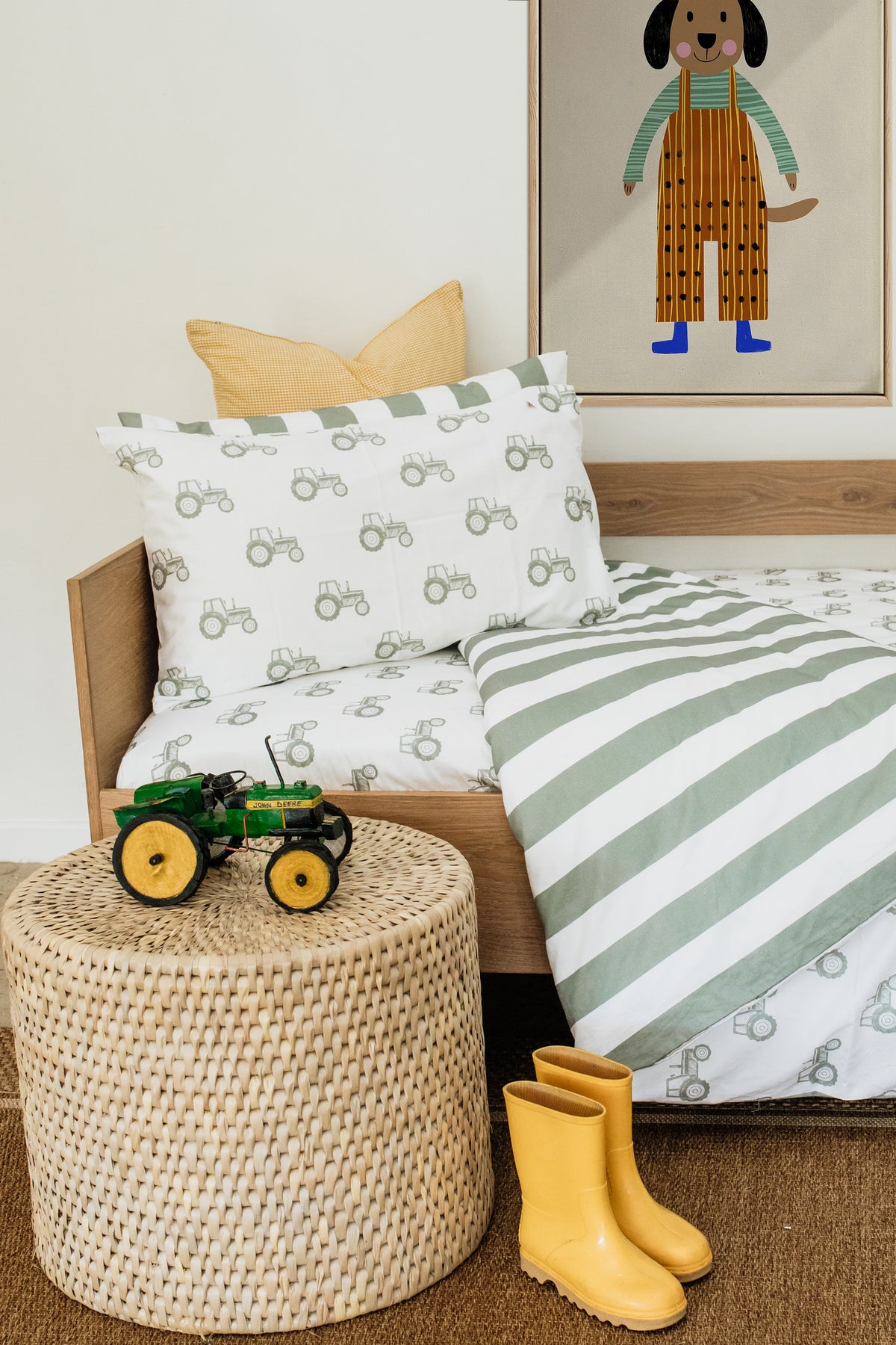 Tractor 100% Cotton Duvet Cover Set