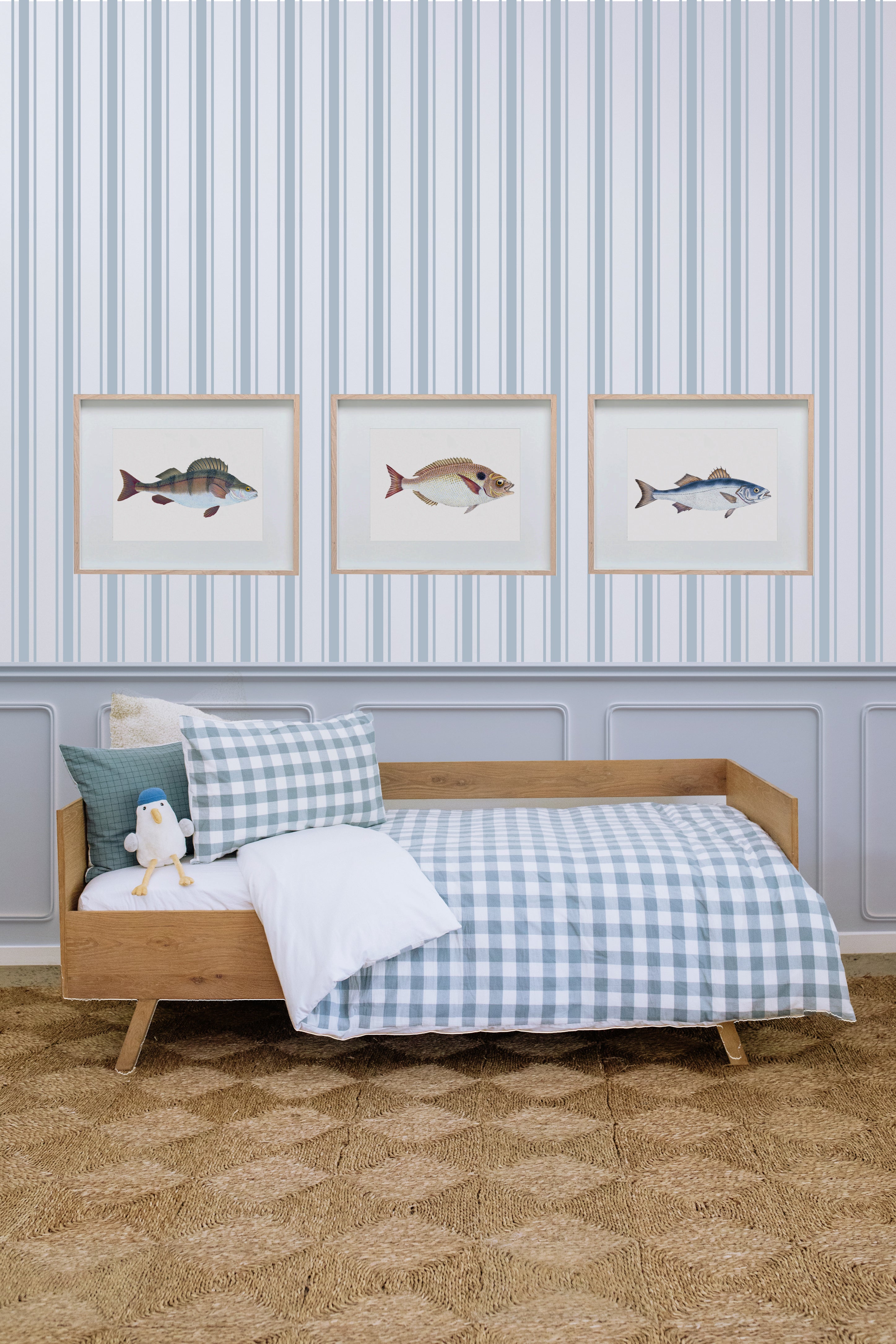 Big Blue Washed Cotton Duvet