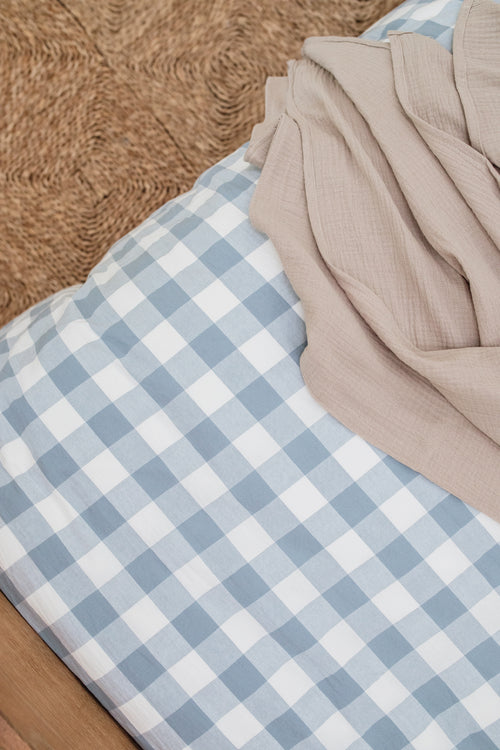 Big Blue Washed Cotton Duvet