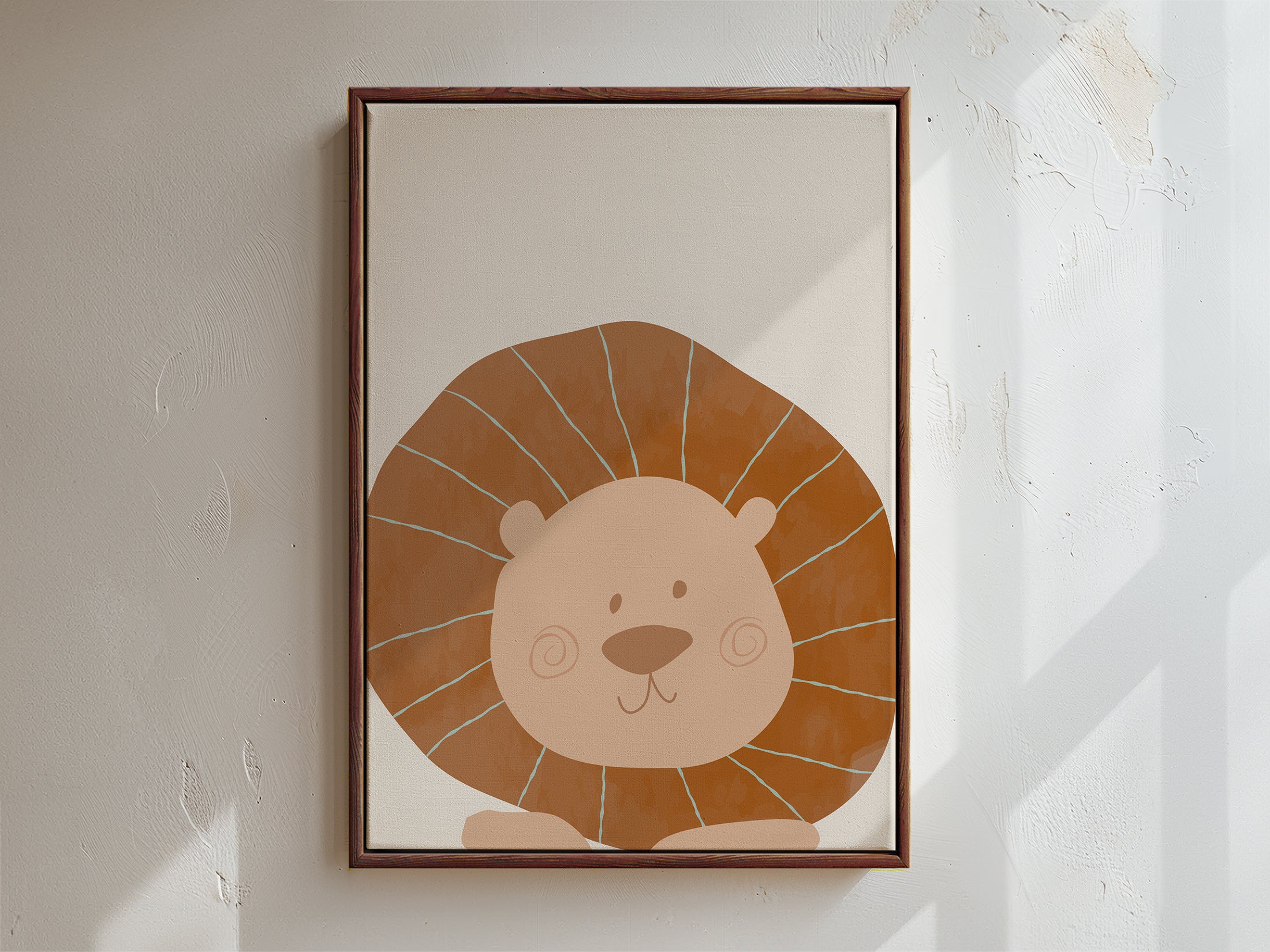 Lion Framed Canvas
