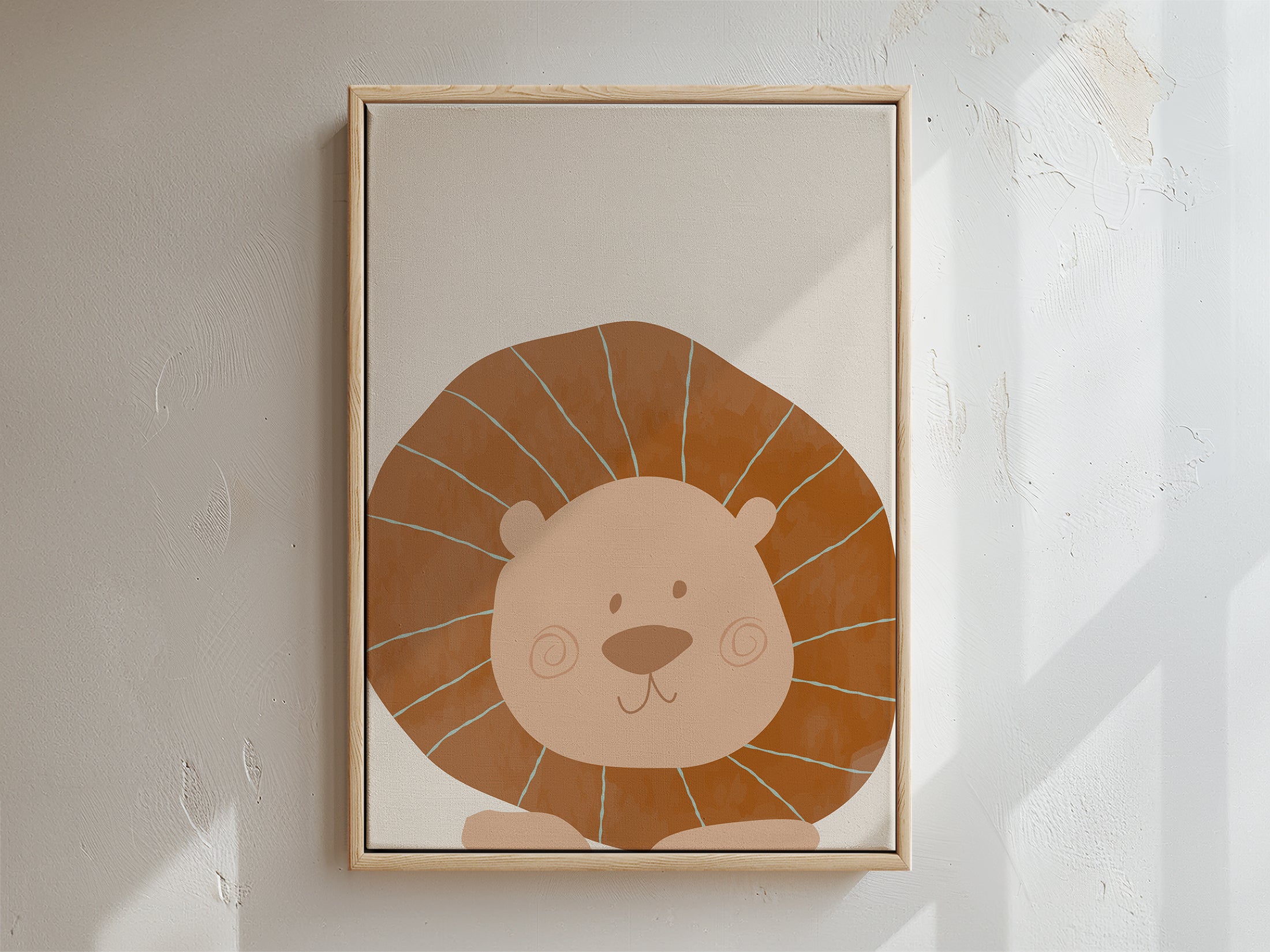 Lion Framed Canvas