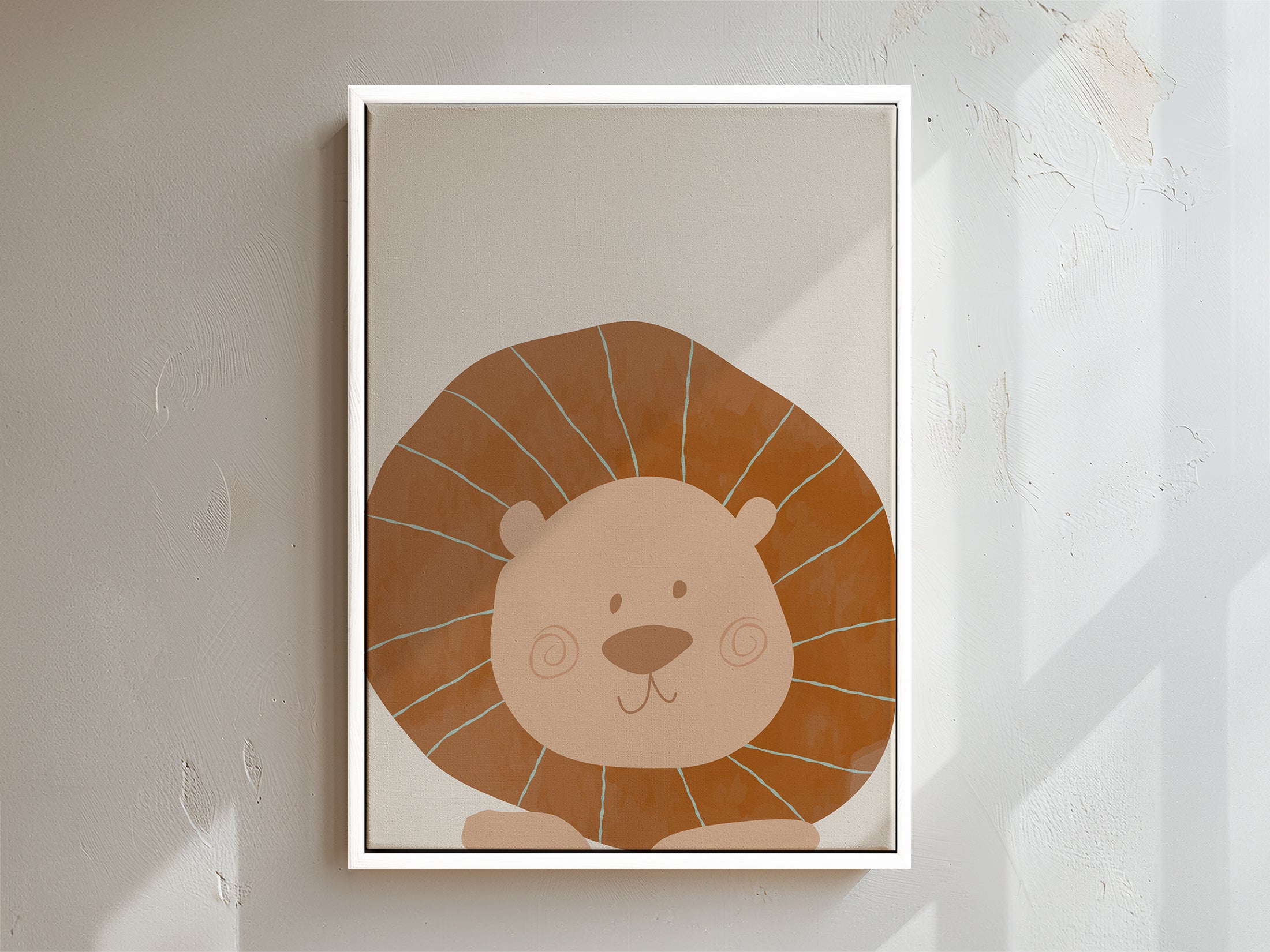 Lion Framed Canvas